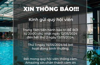 [🆕🇻🇳] Amazing Fitness and Yoga Center 🧘 Top1Yoga 🧘 AMAZING THÔNG BÁO
Kính gửi Quý Hội Viên!
Để đảm bảo chất lượng sử dụng dịch vụ,Trung Tâm tiến hành bảo trì BỂ BƠI từ 20:00 chủ nhật ngày 12/05/2024 đến h , shares-0✔️ , likes-12❤️️ , date-2024-05-10 04:49:50🇻🇳🇻🇳🇻🇳📰🆕