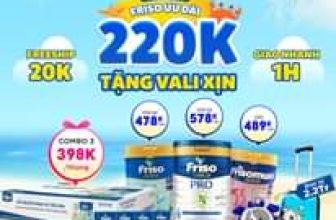 [🆕🇻🇳]  Con Cưng – Mang đến những sản phẩm tốt nhất cho trẻ em Việt Nam 😎❤️️⭐️ 𝗕𝗥𝗔𝗡𝗗 𝗗𝗔𝗬 #FRISO ƯU ĐÃI TỚI 220K + TẶNG VALI XỊN
[14-16/5] Sữa Friso giá từ 398K/thùng, tặng thêm vali, nón, balo…! Deal chỉ áp dụng #Online tại Web/App Co , shares-0✔️ , likes-36❤️️ , date-2024-05-14 04:00:07🇻🇳🇻🇳🇻🇳📰🆕