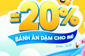 [🆕🇻🇳]  Con Cưng – Mang đến những sản phẩm tốt nhất cho trẻ em Việt Nam 😎❤️️⭐️  GIẢM ĐẾN 20% – CHỈ TỪ #59K: BÁNH ĂN DẶM CHO BÉ
Bánh ăn dặm giá hời, siêu thơm ngon, đa dạng, bổ sung dưỡng chất, giúp Bé phát triển khả năng cầm, nắm, sẵ , shares-15✔️ , likes-13K❤️️ , date-2024-05-10 04:30:03🇻🇳🇻🇳🇻🇳📰🆕