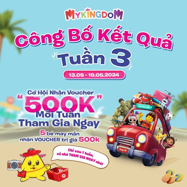 [🧸️🇻🇳] Mykingdom – Đồ Chơi Chính Hãng – An Toàn Cho Bé – Giá Tốt Cho Mẹ 🛴Top1Toys 🧸️ – [TẾT THIẾU NHI] CÔNG BỐ KẾT QUẢ TUẦN 3 – TẾT THIẾU NHI TẠI MYKINGDOM! 🎁…