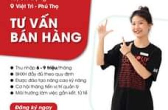 [💼🇻🇳] Tuyển Dụng TokyoLife  👁 Top1Jobs👥 Bạn về Phú Thọ cùng tôi. Việt Trì có job ở nơi mặt tiền
TokyoLife Việt Trì chúng mình đang tìm kiếm vị trí Tư vấn bán hàng
Đị , shares-0✔️ , likes-0❤️️ , date-2024-05-21 04:00:19🇻🇳🇻🇳🇻🇳📰🆕