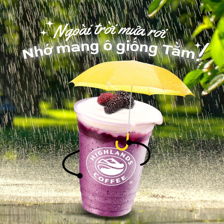 [☕️🇻🇳] Highlands Coffee – THƯƠNG HIỆU BẮT NGUỒN TỪ CÀ PHÊ VIỆT NAM ☕️ Top1Coffee 🥤 – Mùa mưa đến rồi, đi đâu cũng nhớ trang bị đầy đủ áo mưa ô dù nhé mấy b …