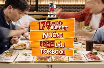 [🆕🇻🇳] King BBQ – Vietnam – Vua Nướng Hàn Quốc 🍔 Top1Food 🍜 [MN]  179K BUFFET NƯỚNG + FREE LẨU TOKBOKKI – Ước mơ nướng lẩu trọn bộ trong tầm tay!!!
Quá hời cho một bữa tiệc thịnh soạn chỉ với 179K:– Thịt tươi , shares-3✔️ , likes-19❤️️ , date-2024-05-21 12:00:10🇻🇳🇻🇳🇻🇳📰🆕