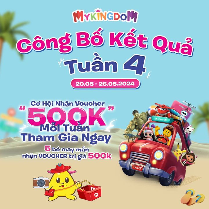 [🧸️🇻🇳] Mykingdom – Đồ Chơi Chính Hãng – An Toàn Cho Bé – Giá Tốt Cho Mẹ 🛴Top1Toys 🧸️ – [TẾT THIẾU NHI] CÔNG BỐ KẾT QUẢ TUẦN 4 – TẾT THIẾU NHI TẠI MYKINGDOM! 🎁…