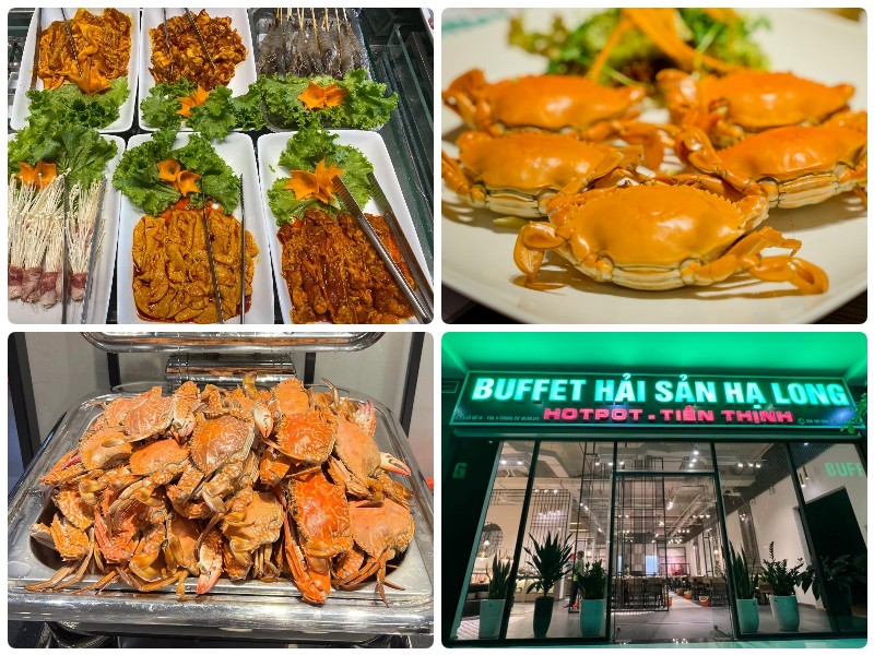 Nhà hàng buffet hải sản Tiến Thịnh. 