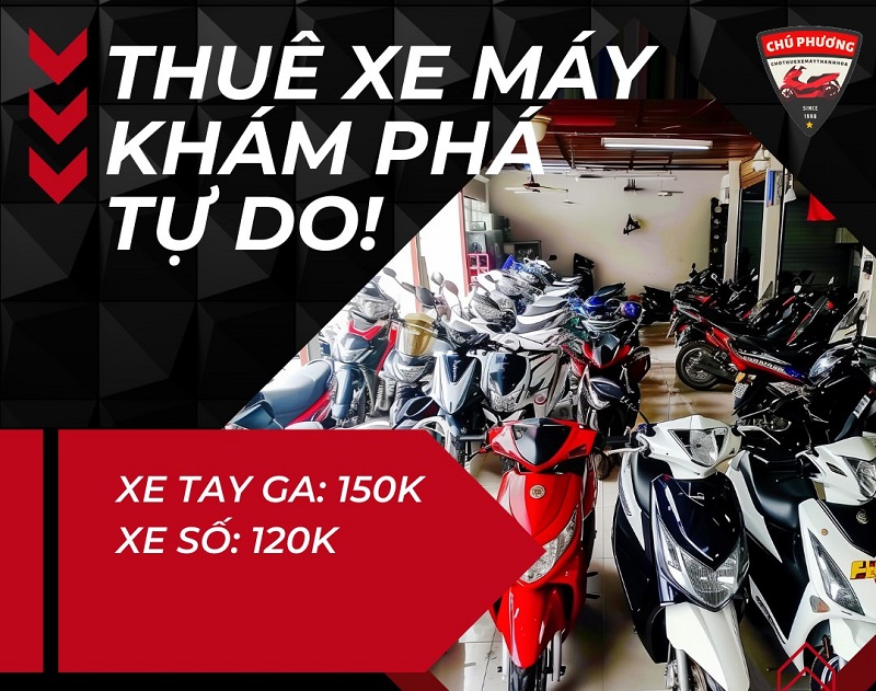 Địa chỉ cửa hàng cho thuê xe máy ở Sầm Sơn giá rẻ, uy tín nhất