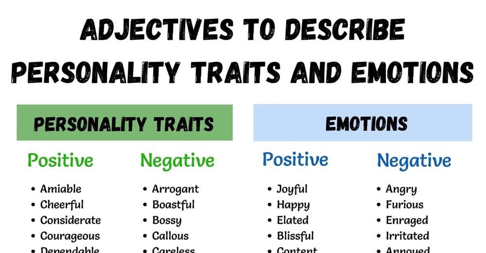 [🆕🇻🇳] English Kids 📚 Top1Learn 📕 400 Common Adjectives Used to Describe Personality Traits and Emotions – ESLBUZZ , shares-0✔️ , likes-0❤️️ , date-2024-05-27 15:00:23🇻🇳🇻🇳🇻🇳📰🆕