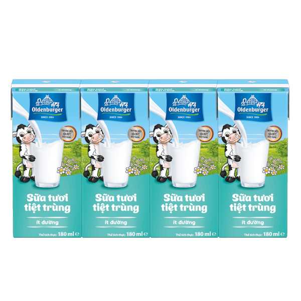 [🛒🇻🇳]Combo 3 Sữa tươi tiệt trùng Oldenburger ít đường 180ml (lốc 4 hộp) – Oldenburger , SKU – 3872000000003 – concung.com 🇻🇳🛒Top1Shop🛒 🇻🇳Top1Vietnam🇻🇳 🛍🛒🇻🇳