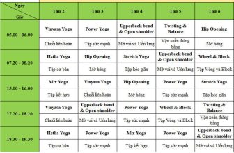 [🆕🇻🇳] Ban Mai Yoga Academy 🧘 Top1Yoga 🧘 Quý hội viên thân mến,  Gửi đến Hội viên lịch luyện tập Yoga của tuần từ 21/02 -25/02/2022.
Chúc cả nhà 1 tuần tràn đầy năng lượng luyện tập nhé! YOGA BA , shares-0✔️ , likes-9❤️️ , date-2022-02-20 11:03:18🇻🇳🇻🇳🇻🇳📰🆕