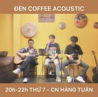 [☕️🇻🇳] Đèn Coffee 🥤 Top1Coffee ☕️ Hôm nay ở Đèn có nhạc nhé mọi người  Guitar: Gia Khánh 
 Piano: Khắc Toàn
 Cajon: Thụ Sâm 
 Inbox đặt chỗ để có được vị trí đẹp  , shares-0✔️ , likes-8❤️️ , date-2022-04-16 01:47:29🇻🇳🇻🇳🇻🇳📰🆕