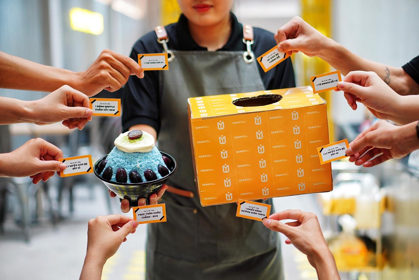 [☕️🇻🇳] YAMA Coffee Tea Dessert – Tây Ninh 🥤 Top1Coffee ☕️ MUA 1 TÔ BINGSU BẤT KỲ TẶNG 1 LƯỢT BỐC THĂM 100% TRÚNG THƯỞNG 

Các phần thưởng hấp dẫn gồm: tô bingsu bất kỳ, ly nước bất kỳ si , shares-1✔️ , likes-35❤️️ , date-2024-01-12 06:09:35🇻🇳🇻🇳🇻🇳📰🆕