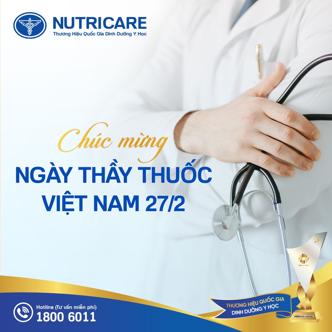 [🆕🇻🇳] Nutricare – Thương hiệu Quốc gia Dinh dưỡng Y học ♥️️ Top1Index 📚  CHÚC MỪNG 69 NĂM NGÀY THẦY THUỐC VIỆT NAM (27/2/1995 -27/2/2024)

Nhân kỷ niệm Ngày Thầy thuốc Việt Nam 27/2, Nutricare xin gửi lời tri ân chân thành đến c , shares-1✔️ , likes-26❤️️ , date-2024-02-27 01:00:00🇻🇳🇻🇳🇻🇳📰🆕