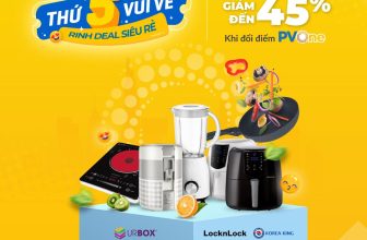 [🆕🇻🇳] PVcomBank – Ngân hàng TMCP Đại Chúng Việt Nam ♥️️📚   Thứ 5 vui vẻ, rinh deal siêu rẻ!
“Bếp” nhà mình vui bất thình lình với những sản phẩm siêu ưu đãi lên đến 45% trong kho quà tặng PVOne:
Hộp cơm điện Loc , shares-8✔️ , likes-743❤️️ , date-2024-05-15 11:24:01🇻🇳🇻🇳🇻🇳📰🆕