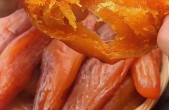 [🆕🇻🇳] Khoai Lang Sấy Dẻo Loại 1 Đà Lạt 🍔 Top1Food  🍜 #45K 1 Túi Khoai Lang Mật Sấy Dẻo
Món ăn thơm ngon bổ dưỡng , rất tốt cho người tiêu đường, mỡ máu giảm cân, giữ dáng , Hoàn toàn tự nhiên 100% …
– Giàu  , shares-203✔️ , likes-13K❤️️ , date-2024-04-14 10:21:34🇻🇳🇻🇳🇻🇳📰🆕