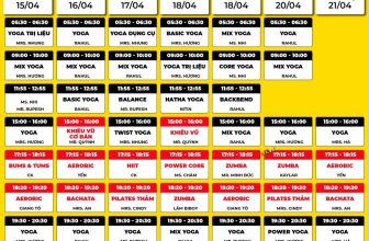 [🆕🇻🇳] Army Fitness & Yoga – Trung tâm thể dục thể thao cao cấp 🏋️ Top1Gym 💪  LỊCH TẬP TUẦN
Trung tâm xin gửi quý hội viên lịch tập tuần mới.
Thời gian : Từ 15/04 đến 21/04/2024
—
Army Fitness & Yoga trân trọng thông báo và kín , shares-0✔️ , likes-7❤️️ , date-2024-04-14 14:17:35🇻🇳🇻🇳🇻🇳📰🆕