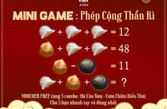 [🆕🇻🇳] A MÀ Kitchen – Nhà hàng Hongkong 🍔 Top1Food 🍜 𝐌𝐈𝐍𝐈 𝐆𝐀𝐌𝐄 – 𝐏𝐇𝐄́𝐏 𝐂𝐎̣̂𝐍𝐆 𝐓𝐇𝐀̂̀𝐍 𝐊𝐈̀Hôm nay, há cảo, xíu mại và bánh bao sẽ hoá thân trong trò chơi “Phép Cộng Thần Kì” với giải thưởng 5 voucher thưởng t , shares-2✔️ , likes-35❤️️ , date-2024-04-12 12:39:45🇻🇳🇻🇳🇻🇳📰🆕