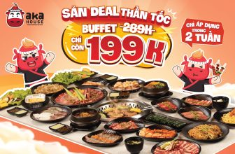 [🆕🇻🇳] Aka House – Quán nướng Nhật Bản 🍔 Top1Food 🍜 TỤ HỌP CHIẾN THẦN – SĂN DEAL THẦN TỐC CHỈ 199KLoa loa, xin mời các anh em vào vị trí, cuộc chiến săn deal chính thức bắt đầu. Vé Buffet Nướng 289k nay c , shares-57✔️ , likes-445❤️️ , date-2024-04-13 13:00:26🇻🇳🇻🇳🇻🇳📰🆕