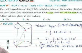 [🆕🇻🇳] Giáo viên chủ nhiệm Toán Ngọc Huyền LB 📚 Top1Learn 📕 BUỔI 9. TỔNG ÔN VẬN DỤNG CAO – MIN MAX THỂ TÍCH KHỐI NÓN, KHỐI TRỤ KHỐI CẦU
, shares-0✔️ , likes-44❤️️ , date-2024-05-22 22:00:12🇻🇳🇻🇳🇻🇳📰🆕