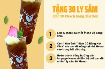 [☕️🇻🇳] Hemo Coffee – Bến Tre 🥤 Top1Coffee ☕️ 𝐓𝐑𝐈 𝐀̂𝐍 𝐊𝐇𝐀́𝐂𝐇 𝐇𝐀̀𝐍𝐆
𝐓𝐀̣̆𝐍𝐆 𝟑𝟎 𝐋𝐲 𝐒𝐚̂𝐦 𝐂𝐮̉ 𝐍𝐚̆𝐧𝐠 𝐇𝐀̣𝐓 𝐂𝐇𝐈𝐀Thời gian vừa qua Hemo nhận được rất nhiều sự ưu ái của khách hàng , shares-13✔️ , likes-28❤️️ , date-2024-05-07 14:18:28🇻🇳🇻🇳🇻🇳📰🆕