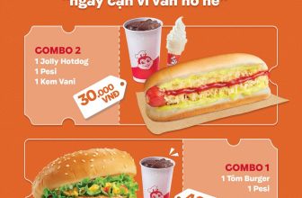 [🆕🇻🇳] Jollibee Vietnam – Gà rán Jollibee nổi tiếng khắp nơi vì chất lượng và đảm bảo vệ sinh 🍔 Top1Food 🍜 Chỉ còn vài ngày nữa thôi, combo JolliSavers siêu hời sẽ chính thức bye bye đó
40K trọn set 1 Tôm Burger  với nhân tôm thật đầy đặn + 1 pepsi.
30k đã mi , shares-3✔️ , likes-106❤️️ , date-2024-04-27 13:41:42🇻🇳🇻🇳🇻🇳📰🆕