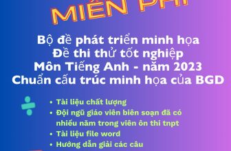 [🆕🇻🇳] Tài Liệu Giảng Dạy – Chuyên đề, đề thi thử tốt nghiệp, giáo án, đề thi-kiểm tra 📚 Top1Learn 📕 ĐỀ MIỄN PHÍ
Bộ đề phát triển môn Tiếng Anh – Năm 2023
Nội dung cấu trúc chuẩn minh họa của BGD
Tài liệu chất lượng – File word – Hướng dẫn giải
Chi t , shares-1✔️ , likes-3❤️️ , date-2024-05-01 08:51:34🇻🇳🇻🇳🇻🇳📰🆕