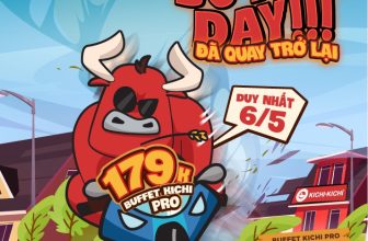 [🆕🇻🇳] Kichi-Kichi – Hệ thống nhà hàng Lẩu băng chuyền hàng đầu Việt Nam 🍔 Top1Food 🍜 [HN]  TIN GIẬT GÂN: “BÒ HÚC DAY!” QUAY TRỞ LẠI ​
BUFFET KICHI PRO CHỈ 179K/NGƯỜI DUY NHẤT NGÀY 6/5  ​Sau lần xổng chuồng trước, Bò Húc dù đã bị tóm và nh , shares-15✔️ , likes-298❤️️ , date-2024-05-03 07:00:06🇻🇳🇻🇳🇻🇳📰🆕