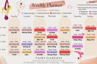 [🆕🇻🇳] Fairy Garden – Aerial & Yoga 🧘 Top1Yoga 🤸🏻‍♀️  Lịch tuần mới đã lên
Tuần này, có một vài thay đổi nhỏ
Workshop photoshoot đã quay trở lại thêm 1 buổi duy nhất. Đăng ký ngay nếu nàng chưa kịp tham dự  , shares-0✔️ , likes-17❤️️ , date-2024-05-12 13:23:39🇻🇳🇻🇳🇻🇳📰🆕