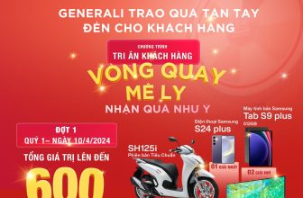 [🆕🇻🇳] Generali Vietnam – Generali Vietnam Life Insurance Limited Liability Company ♥️️ Top1Index 📚  Generali trao quà tận tay đến cho 80 Khách hàng may mắn trong Chương trình Tri ân Khách hàng “Vòng quay mê ly – Nhận quà như ý”Vào ngày 10/4/2024 vừa qu , shares-39✔️ , likes-130❤️️ , date-2024-05-10 04:00:12🇻🇳🇻🇳🇻🇳📰🆕