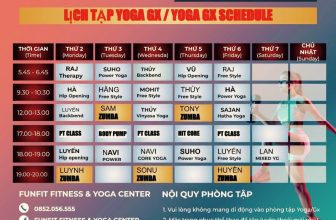 [🆕🇻🇳] FunFit Fitness & Yoga Center 🧘 Top1Yoga 🤸🏻‍♀️ THÔNG BÁO LỊCH TẬP LỚP YOGA/GROUP X TỪ 13/05- 19/05/2024
CHÚC HỘI VIÊN CÓ MỘT TUẦN TẬP LUYỆN & LÀM VIỆC NĂNG LƯỢNG HIỆU QUẢ
___________________________ , shares-0✔️ , likes-6❤️️ , date-2024-05-13 05:52:06🇻🇳🇻🇳🇻🇳📰🆕