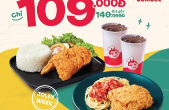 [🆕🇻🇳] Jollibee Vietnam – Gà rán Jollibee nổi tiếng khắp nơi vì chất lượng và đảm bảo vệ sinh 🍔 Top1Food 🍜 JOLLIBEE MỜI BẠN CHIẾC DEAL XỊN CHỈ 109K
Deal Jolly Week cực hấp dẫn đã quay lại với combo gồm 01 Cơm Gà Giòn Vui vẻ, 01 Miếng Gà Giòn Vui Vẻ, 01 Mý Ý Jol , shares-39✔️ , likes-793❤️️ , date-2024-05-06 03:25:05🇻🇳🇻🇳🇻🇳📰🆕