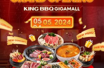 [🆕🇻🇳] King BBQ – Vietnam – Vua Nướng Hàn Quốc 🍔 Top1Food 🍜 [HCM]  𝐆𝐑𝐀𝐍𝐃 𝐎𝐏𝐄𝐍𝐈𝐍𝐆 𝐊𝐈𝐍𝐆 𝐁𝐁𝐐 𝐆𝐈𝐆𝐀𝐌𝐀𝐋𝐋 – ĐỪNG BỎ LỠ!!!Sốc ngang: Mở bán chưa bao lâu, King BBQ Gigamall lại đang rục rịch chuẩn bị cho một màn khai trư , shares-12✔️ , likes-19K❤️️ , date-2024-05-03 04:45:02🇻🇳🇻🇳🇻🇳📰🆕