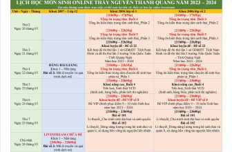 [🆕🇻🇳] Thầy Nguyễn Thanh Quang 📚 Top1Learn 📕 Thầy gửi các con lịch học tuần sau nhé!
Trong thời gian này thầy tập trung cho 2006 là chủ yếu hơn, nên các em 2007, 2008 có phần “bị bỏ rơi”, nhưng các e , shares-0✔️ , likes-4❤️️ , date-2024-05-19 07:52:03🇻🇳🇻🇳🇻🇳📰🆕