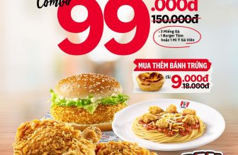[🆕🇻🇳] KFC Vietnam 🍔 Top1Food 🍜  ƯU ĐÃI NHÂN 2 – CHỚP NGAY DEAL HỜIDUY NHẤT từ 13/5 đến hết 17/5/2024, thưởng thức ngay combo 3 Miếng Gà Giòn + 01 Burger Tôm hoặc 1 Mì Ý Gà Viên chỉ 99 , shares-430✔️ , likes-6K❤️️ , date-2024-05-12 04:00:26🇻🇳🇻🇳🇻🇳📰🆕