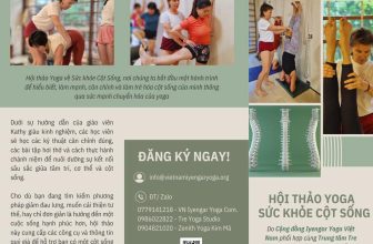 [🆕🇻🇳] Zenith Yoga Kim Mã 🧘 Top1Yoga 🤸🏻‍♀️ THỨ 3 THỨ 4 NGÀY 4,5/6.
Chuyên đề phù hợp với tất cả những ai quan tâm tới một cột sống khỏe.HỘI THẢO YOGA SỨC KHỎE CỘT SỐNGDo Cộng đồng Iyengar Yoga , shares-6✔️ , likes-5❤️️ , date-2024-05-15 10:52:10🇻🇳🇻🇳🇻🇳📰🆕