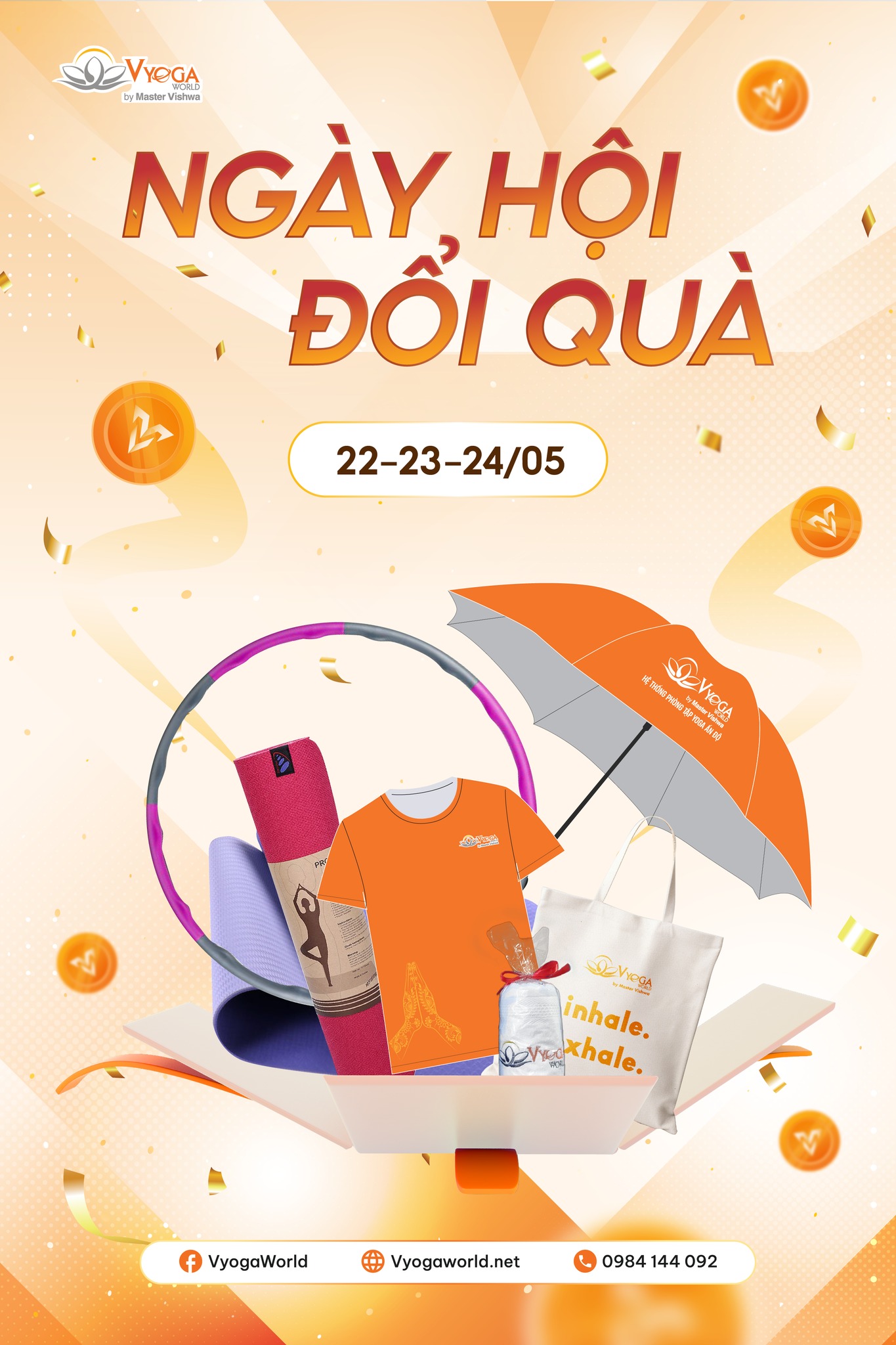 [🆕🇻🇳] Vyoga World By Master Vishwa – Hệ thống phòng tập Yoga Ấn Độ 🧘 Top1Yoga 🧘 NGÀY HỘI ĐỔI QUÀ | 01 NGÀY DUY NHẤT KHÔNG THỂ BỎ LỠ

Hàng trăm quà tặng hấp dẫn đang chờ tất cả quý hội viên đến nhận tại chương trình “Ngày Hội Đổi Quà” t , shares-0✔️ , likes-35❤️️ , date-2024-05-18 03:00:06🇻🇳🇻🇳🇻🇳📰🆕