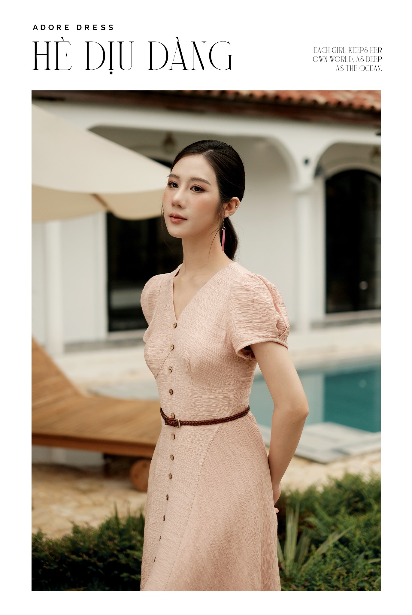 [🆕🇻🇳] ADORE DRESS – Là thế hệ thương hiệu thời trang trẻ 👕 Top1Fashion 👗  𝗙𝗘𝗘𝗗𝗕𝗔𝗖𝗞 | 𝗛𝗘̀ 𝗗𝗜̣𝗨 𝗗𝗔̀𝗡𝗚

 Nàng thơ Adore điệu đà trong chiếc midi màu hồng thướt tha, vẽ nên cho ngày hè sắc màu dịu dàng bên cạnh sự sôi động vốn có. 

 , shares-0✔️ , likes-15❤️️ , date-2024-05-30 09:00:00🇻🇳🇻🇳🇻🇳📰🆕
