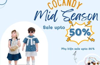 [🆕🇻🇳]  Cocandy – Thời trang trẻ em thiết kế COCAND 😎❤️️⭐️ MID – SEASON SALE tại Cocandy
HÈ RỰC RỠ – ƯU ĐÃI HẾT CỠ từ ngày 1.6 – 16.6
—
– Phụ kiện sale upto 30%
– Đồ thiết kế sale upto 50%
– Tặng quà khi đ , shares-3✔️ , likes-29❤️️ , date-2024-06-03 13:45:02🇻🇳🇻🇳🇻🇳📰🆕