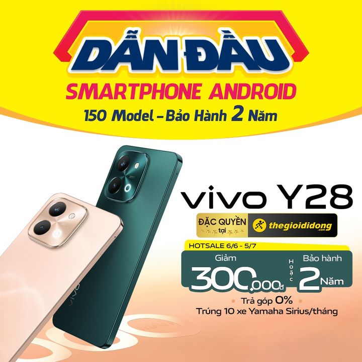 [🛍️🇻🇳] The Gioi Di Dong Joint Stock Company 🛍️ Top1Brand ⭐️ – [DẪN ĐẦU] SMARTPHONE ANDROID150 Model – Bảo Hành 2 Năm📱Mua điện thoại Vivo Y28 …