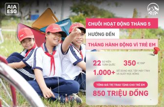 [🆕🇻🇳] AIA Việt Nam-thành viên của tập đoàn bảo hiểm nhân thọ hàng đầu thế giới ♥️️ Top1Index 📚   AIA – Hành trình Cuộc sống
Hướng đến Tháng Hành động vì Trẻ Em với chủ đề “Hành động thiết thực, ưu tiên nguồn lực cho trẻ em”Trong tháng 5, AIA Việt N , shares-4✔️ , likes-38❤️️ , date-2024-05-29 02:00:03🇻🇳🇻🇳🇻🇳📰🆕