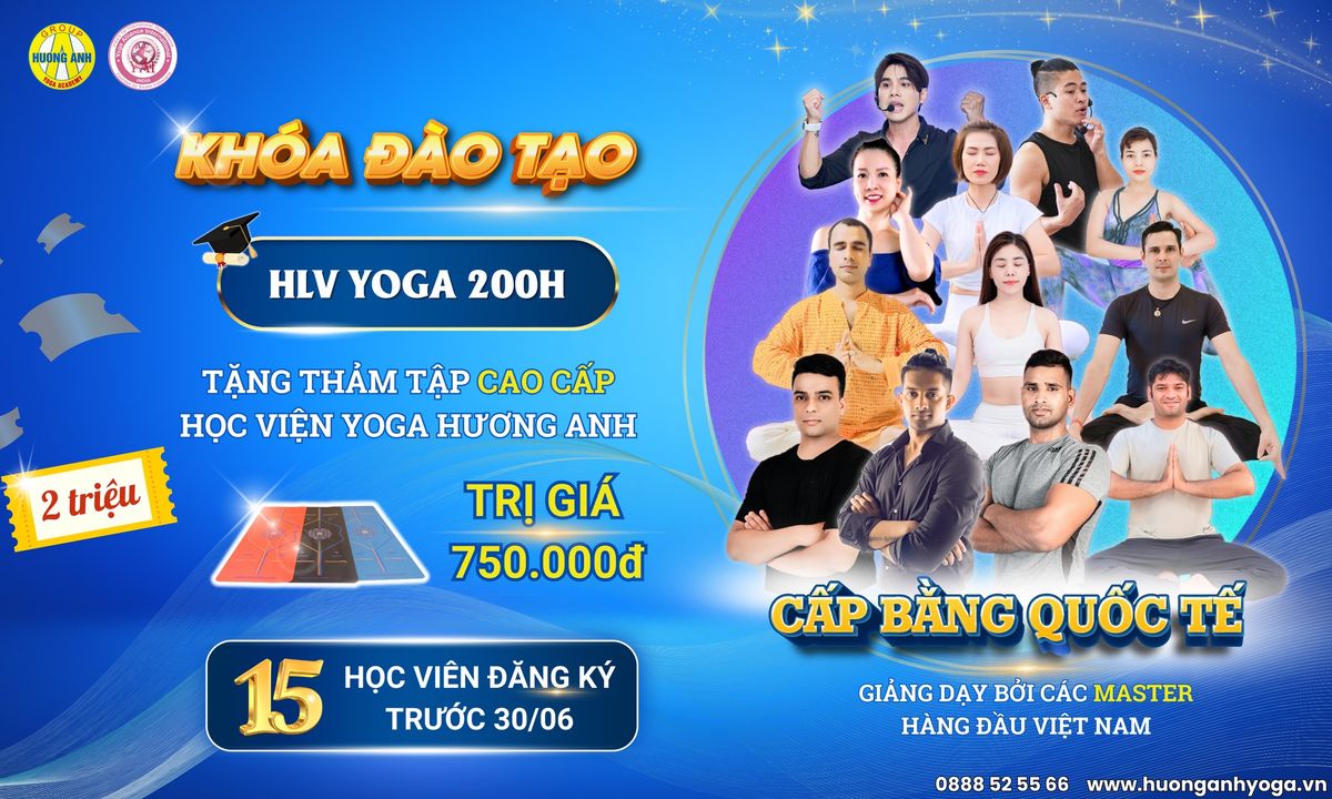 [🧘‍♀️🇻🇳] Hương Anh Fitness & Yoga 🧘‍♀️ Top1Fitness 💪 – ️🎉 BẮT ĐẦU HÀNH TRÌNH MỚI CÙNG YOGA – TRỞ THÀNH HUẤN LUYỆN VIÊN YOGA CHUYÊN …
