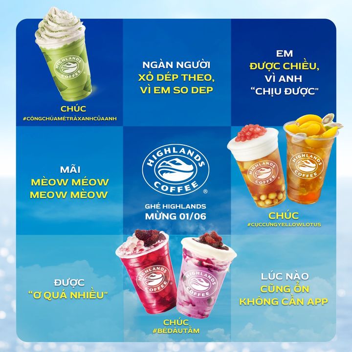 [☕️🇻🇳] Highlands Coffee – THƯƠNG HIỆU BẮT NGUỒN TỪ CÀ PHÊ VIỆT NAM ☕️ Top1Coffee 🥤 – TAG TÊN “BABY” – NHẬN QUÀ NGÀY THIẾU NHI⅙ là Ngày Thiếu Nhi, nhưng ai đượ …