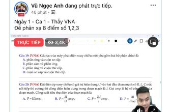 [🆕🇻🇳] Thầy Vũ Ngọc Anh – chuyên luyện thi Vật Lý lớp 10,11,12 📚 Top1Learn 📕 7h sáng nay trong KHOÁ CẤP TỐC 14 NGÀY
Giờ còn có 22 ngày nữa là thi nên Thầy sẽ không giục bất kỳ bạn nào nữa.  Các em lười thì đối thủ của em sẽ điểm c , shares-7✔️ , likes-12K❤️️ , date-2024-06-04 02:09:43🇻🇳🇻🇳🇻🇳📰🆕