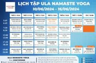[🆕🇻🇳] Ula Namaste Yoga – 100% Master Yoga Ấn Độ 🧘 Top1Yoga 🤸🏻‍♀️ Ula Namaste Yoga Xin kính gửi đến Quý học viên lịch tập tuần mới.
[LỊCH HỌC TUẦN TỪ 10/06/2024 – 16/06/2024]
Chúc quý hội viên có giây phút luyện tập hiệ , shares-0✔️ , likes-3❤️️ , date-2024-06-09 13:40:23🇻🇳🇻🇳🇻🇳📰🆕