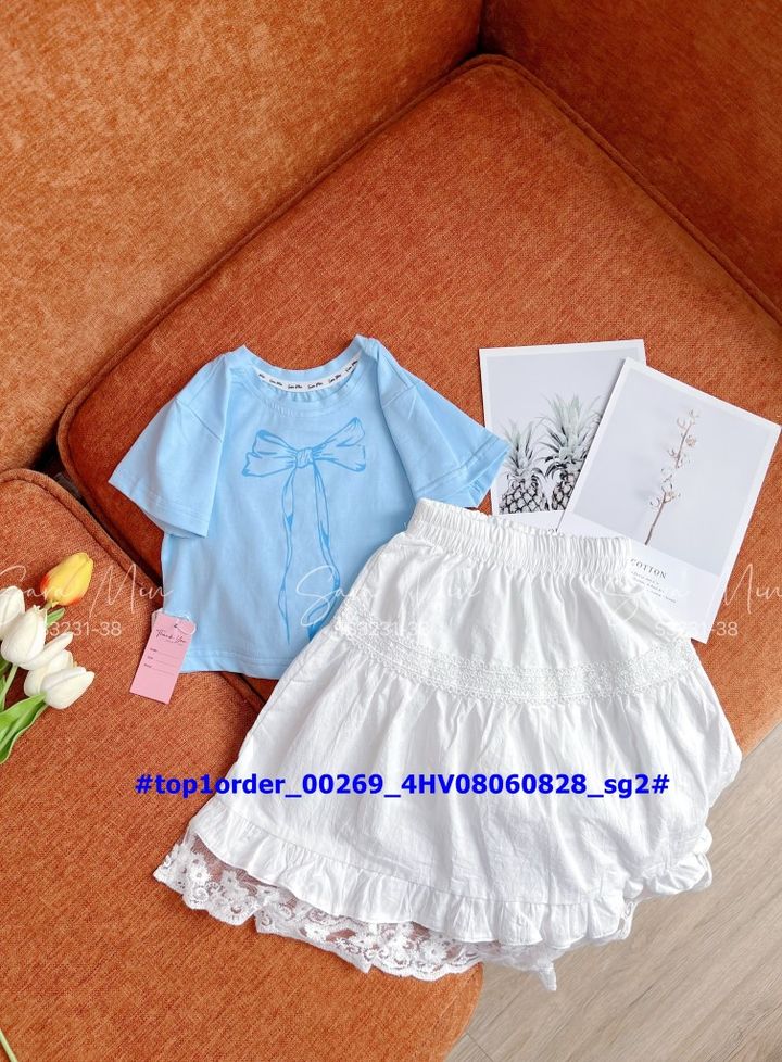 [🆕🇻🇳] Phân Phối – Bán Buôn – Bán Sỉ Vkids 😎❤️️⭐️ – 💖Buôn_sỉ_HN💖 Set váy diện hè bé gái, áo thun cotton, chân váy thô cotton hàn ph …