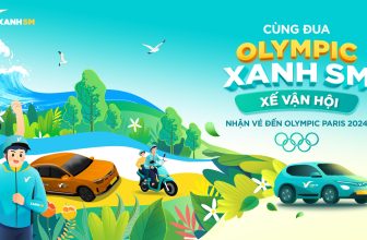 [🆕🇻🇳] Xanh SM – Dịch vụ di chuyển bằng xe điện đầu tiên tại Việt Nam 🚗 Top1Go 🏍️  Hè này, xế nào thích bằng xế Xanh?
Khi cả thế giới đang đón chờ Thế vận hội Olympic Paris 2024, Xế Xanh cũng đang hừng hực cho Xế vận hội Olympic Xanh SM  , shares-1✔️ , likes-98❤️️ , date-2024-06-10 12:10:12🇻🇳🇻🇳🇻🇳📰🆕