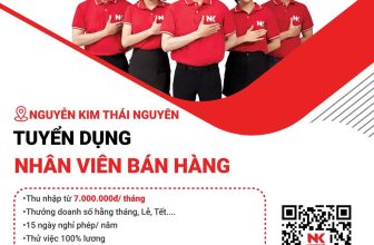 [🆕🇻🇳] Tuyển Dụng Nguyễn Kim 👁 Top1Jobs👥  Nguyễn Kim Say Hi – Mời bạn #Apply
Nguyễn Kim Thái Nguyên đang tìm 2 đồng đội về team bán hàng
Hãy cùng nhau ứng tuyển ngay tại link bên dưới nhé các ứ , shares-9✔️ , likes-364❤️️ , date-2024-06-08 14:00:10🇻🇳🇻🇳🇻🇳📰🆕
