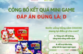 [🆕🇻🇳]  Đồ Sơ Sinh Ếch Cốm – Hệ Thống Mẹ Bé 😎❤️️⭐️  Công Bố Đáp Án & Kết Quả Mini Game “Chuchu Ngon Bé Lớn Cao Khoẻ
Câu trả lời cho câu hỏi ” Nước uống Hồng sâm mang lại điều gì cho con”
Đáp án chính xác , shares-2✔️ , likes-43❤️️ , date-2024-06-08 06:35:18🇻🇳🇻🇳🇻🇳📰🆕