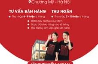 [💼🇻🇳] Tuyển Dụng TokyoLife  👁 Top1Jobs👥 [CHƯƠNG MỸ] TÌM KIẾM ỨNG VIÊN TƯ VẤN BÁN HÀNG
Chi tiết công việc và ứng tuyển tại:
Địa chỉ:
– TokyoLife Chúc Sơn: 555 Ngã  , shares-1✔️ , likes-3❤️️ , date-2024-06-07 04:00:04🇻🇳🇻🇳🇻🇳📰🆕