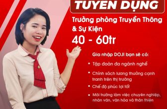 [💼🇻🇳] Tuyển Dụng DOJI 👁 Top1Jobs👥 Ở ĐÂY CÓ 1 CÔNG VIỆC “ĐỈNH CỦA JOB”DOJI đang open vị trí TRƯỞNG PHÒNG TRUYỀN THÔNG & SỰ KIỆN để chờ bạn ứng tuyển ngay và lu , shares-0✔️ , likes-27❤️️ , date-2024-06-12 04:20:05🇻🇳🇻🇳🇻🇳📰🆕