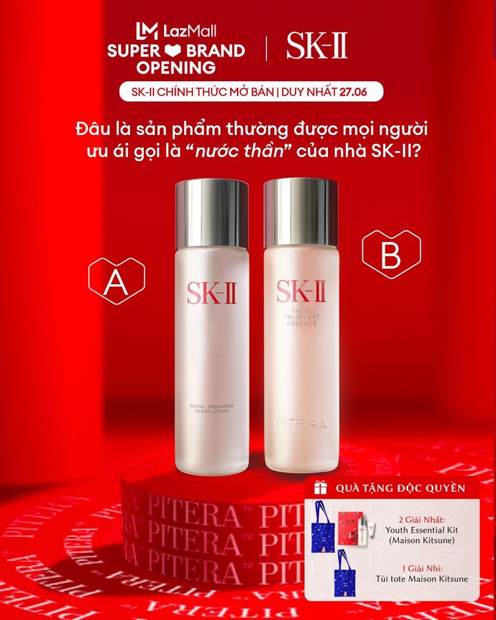 [🛍️🇻🇳] Lazada là trang mua sắm trực tuyến uy tín hàng đầu tại Việt Nam 🛍️ Top1Shop ❤️️ – [SK-II ĐỘC QUYỀN RA MẮT 27.06] 💌 MINIGAME 1: “CÙNG SK-II CHINH PHỤC ĐỈNH CAO NHAN S …